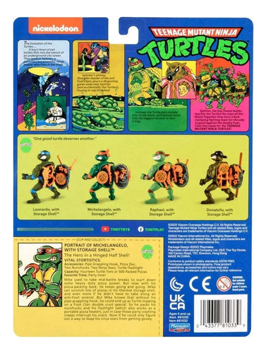 Teenage Mutant Ninja Turtles Michelangelo Storage Shell