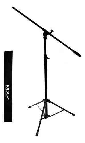 Soporte Micrófono Jirafa Mxp Boom Reforzado + Funda - Plus