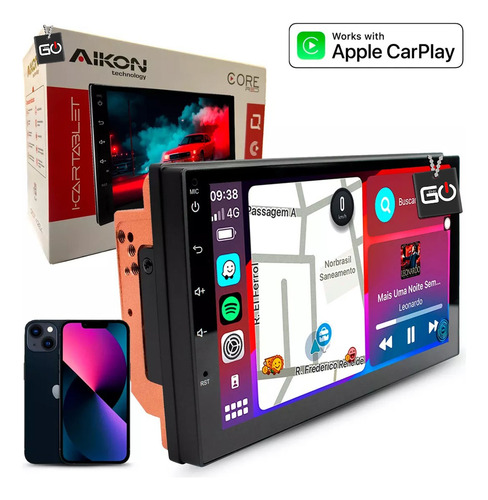 Multimidia Aikon Com Tv 1080p Hyundai I30 2009-2012 Carplay