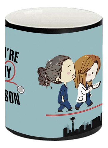 Taza Magica 3d Greys Anatomy