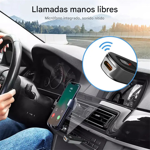 Receptor Y Transmisor Bluetooth 3.5mm Samtec Es-bt10 Plata