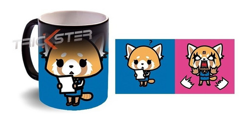 Aggretsuko Series Anime Cute Taza Magica Personalizada