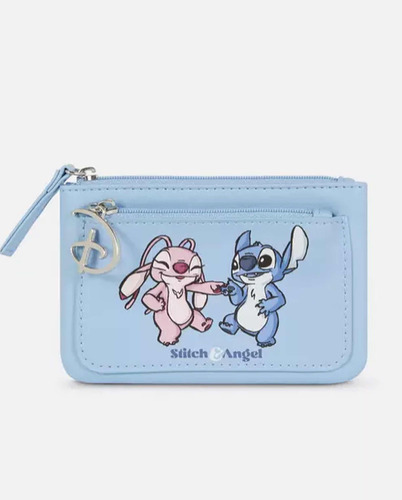 Monedero Tarjetero Stich Y Angel Disney