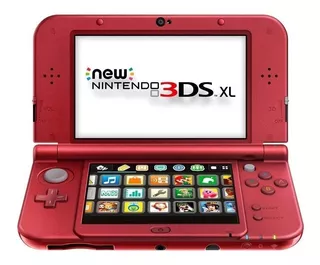 Nintendo New 3DS XL Standard cor vermelho-metálico
