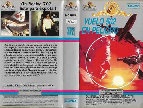 Vuelo 502 En Peligro Vhs Skyjacked Charlton Heston J. Brolin