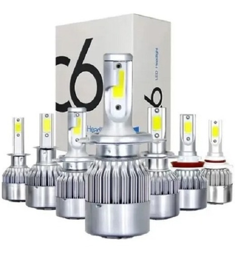 Imagem 1 de 3 de Kit Lampadas Led Alto Baixo Milha Amarok 2010 2011 2012 2013