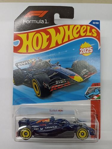 Hot Wheels 2025 F1 Oracle Red Bull Racing, Fórmula 1 Azul Oscuro
