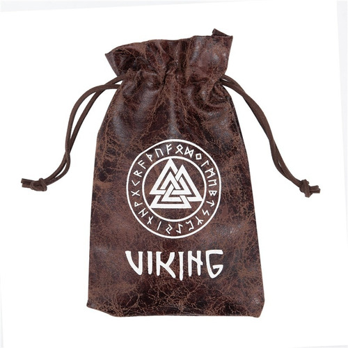 3 Bolsas Embalaje Bisuteria Joyeria Vikinga Cuero