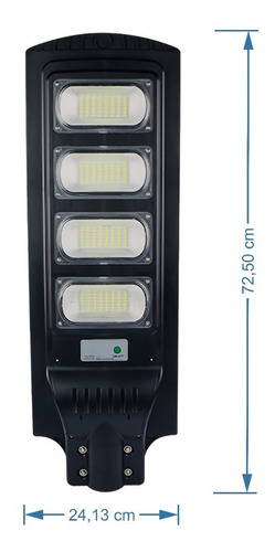 Imagen 3 de 3 de Lámpara Solar De Alumbrado Público 120w.
