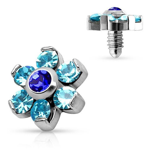 Imagen 5 de 5 de Piercing Microdermal Flor Piercing Argentina ®