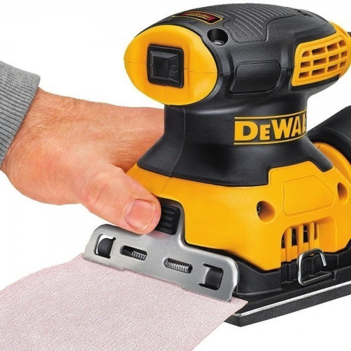 Lijadora De Palma Orbital Dewalt 230w 1/4 De Hoja Dwe6411
