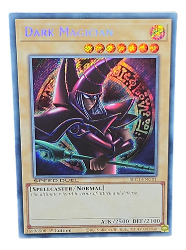 Dark Magician Arkana Secret Rare Speed Duel Yugioh! I Ingles