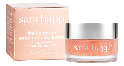 Sara Happ The Lip Scrub: Exfoliante De Azucar De Melocoton E