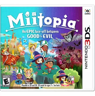 Jogo 3ds Miitopia An Epic Face Off Between Good And Evil