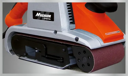 Lijadora profesional de banda Dowen Pagio LB100PN naranja 50Hz 1.2kW 220V