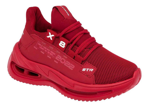 Tenis Stars Of The World 96841 Para Niño Color Rojo E4