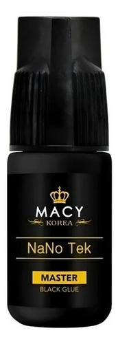 Cola Macy Nano Tek 3ml Cor Preto