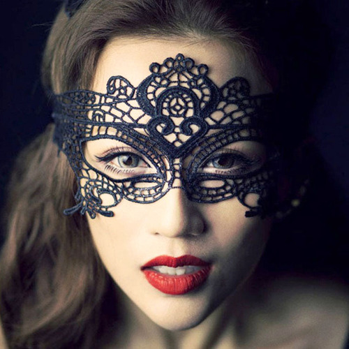 Máscara Veneciana De Halloween Para Fiesta Sexy De Encaje Co