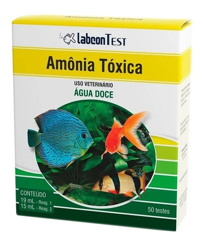 Alcon Labcon Test Amônia Tóxica Água Doce 50 Testes