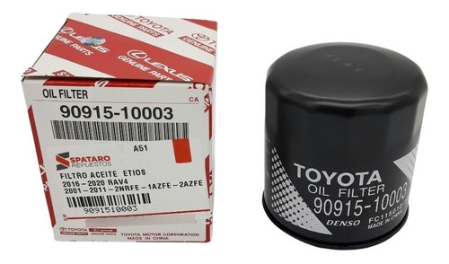 Filtro De Aceite Toyota Rav4 2001 Al 2011 Original