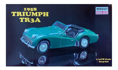 Automóvil 1958 Triumph Tr-3a. Minicraft