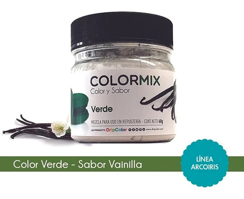 Colorante En Polvo Color Mix Gourmet - Verde 