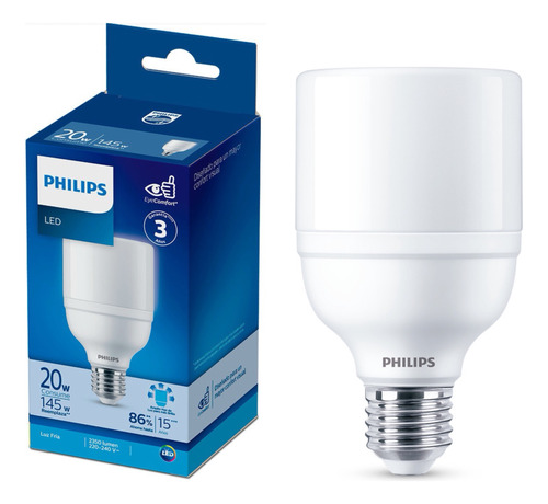 Ampolleta Philips Alta Potencia E27 20w Luz Calida O Fria