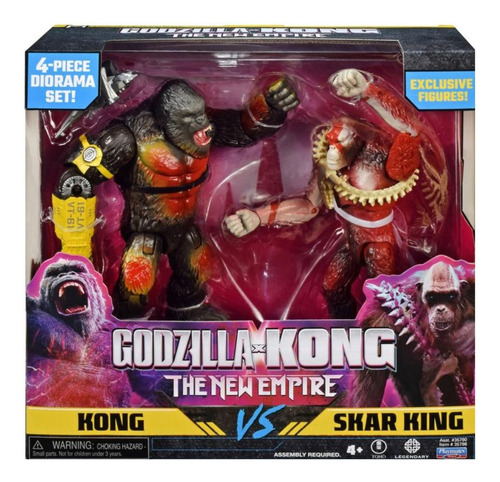 Figura Coleccionable Kong Vs Skar King Pack X2