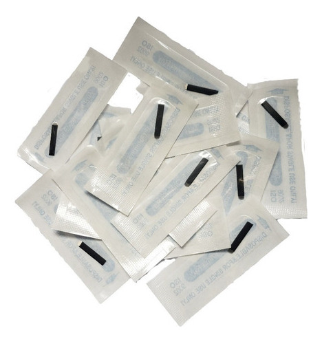20 Lâminas Standard Black Agulha 18u 0.18mm Micropigmentação