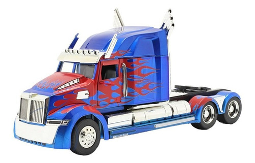 Camión Escala 1/24 Western Star Optimus Prime Transformer 