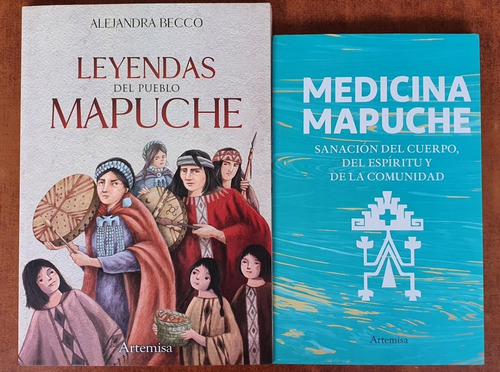 Lote X2 Medicina Y Leyendas Mapuches Editorial Artemisa