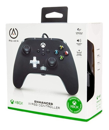 Joystick Xbox One X/s Power A Negro Con Cable Ade Ramos