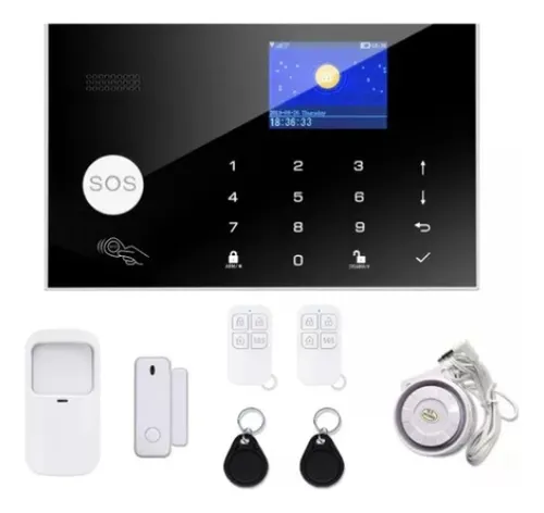 comprar Alarma Seguridad Wifi Con Sensores Y Sirena - King Solutions