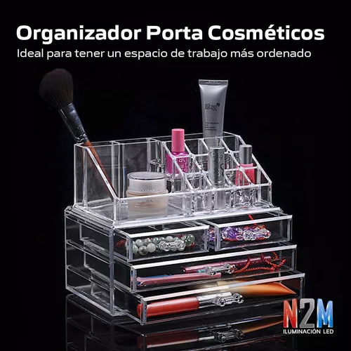 Organizador de Maquillaje, Makeup Organizer con Cajón, Caja