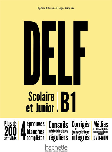 Delf B1 Scolaire Et Junior Nouvelle Edition + Dvd Rom, De Mous, Nelly. Editorial Hachette, Tapa Blanda En Francés, 2017