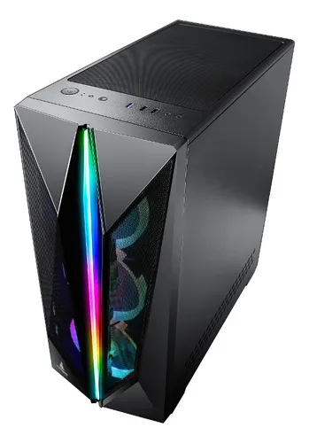 Combo Chasis Gamer Iceberg Flow X Plus 6 Ventiladores Filtro
