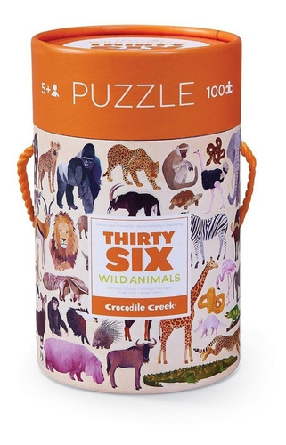 Puzzle 100 Pz Animales Salvajes Croc Creek