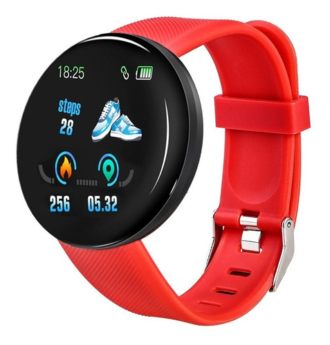 Reloj Inteligente D18 Monitor Cardíaco Smartwatch Bt