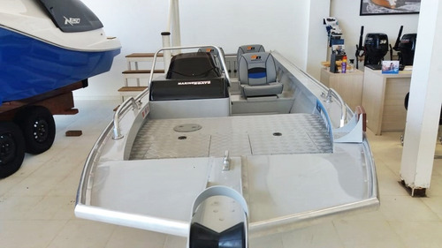 Lancha Alumínio Nublar 600 Pesca Com Motor 40hp Novo