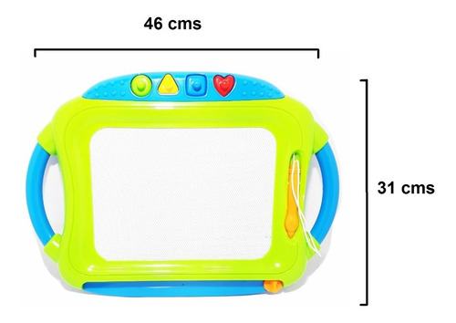 Tablero Mágico A Dibuja A Color Con Accesorios