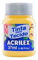 Comprar Tinta Tecido Fosca 37 Ml -amarelo Canário 589 - Acrilex