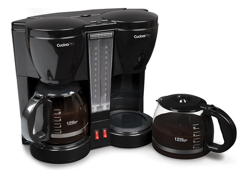 Double Coffee Brewer Station - Dual Drip Coffee Maker Bre...