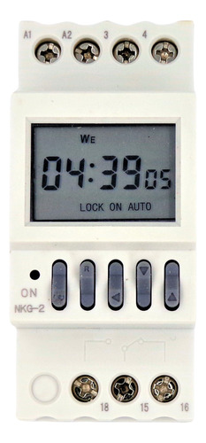 Timer Electrónico Programable Intervalo Mínimo 1 Seg 220 Vca