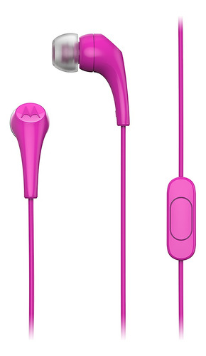 Fones de ouvido Motorola Earbuds 2-s In Ear Handsfree Mic rosa