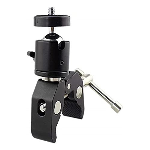 Super Clamp Abrazadera Camara Montaje Cabeza Bola Mini 1