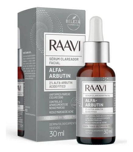Kit Clareador Raavi - Cuidados Com A Pele