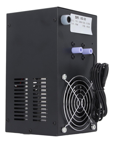Enfriador De Agua Hidropónico 70w Sistema De Enfriamiento Ún