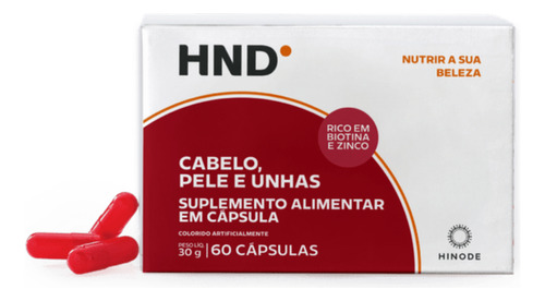 Suplemento Cabelo, Pele E Unhas Hnd - Vitaminas E Minerais