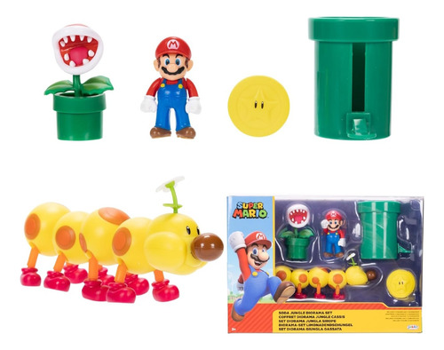 Floruga Diorama Set Super Mario 