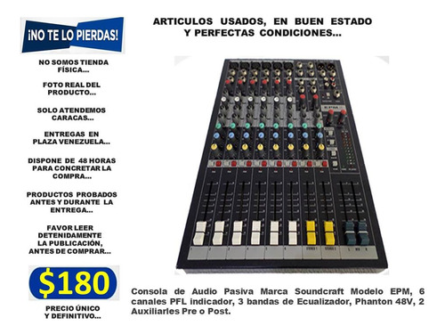 Consola De Audio